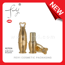 Novo Deisgn Luxo Ouro Empty Custom Hot Sale Lipstick Embalagem